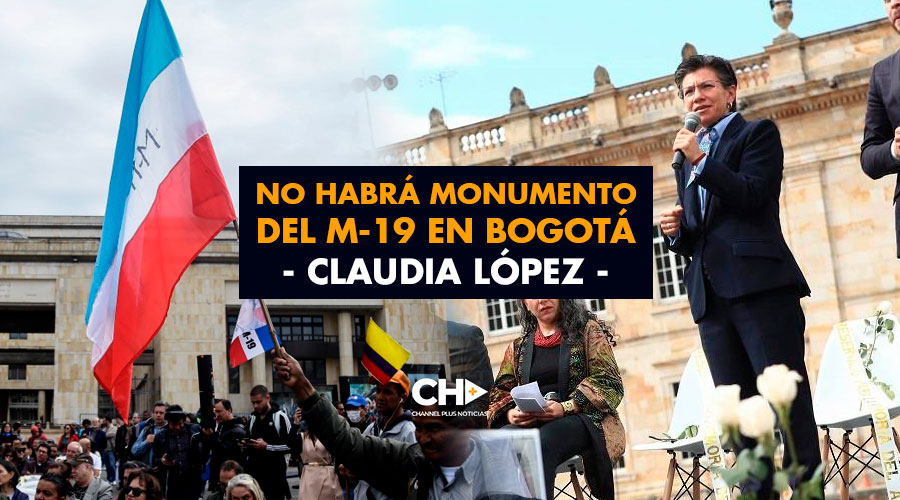 No habrá monumento del M-19 en Bogotá (Claudia López)