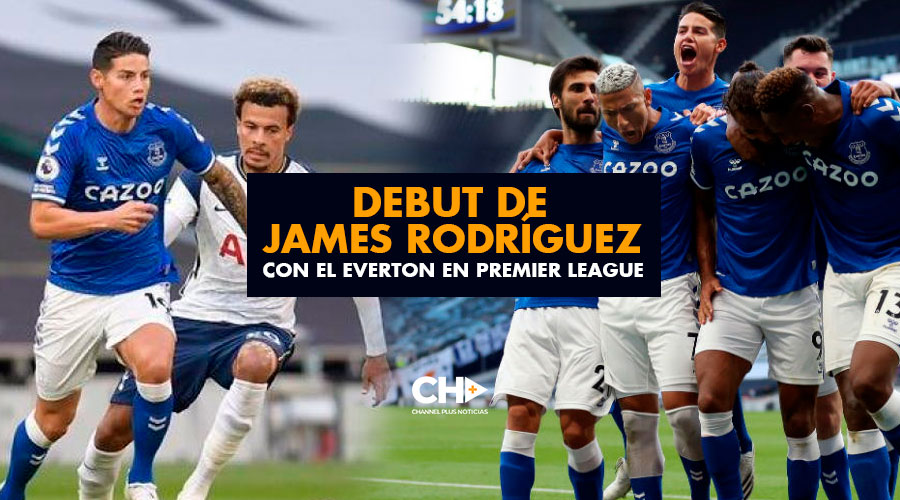 Debut de James Rodríguez con el Everton en Premier League