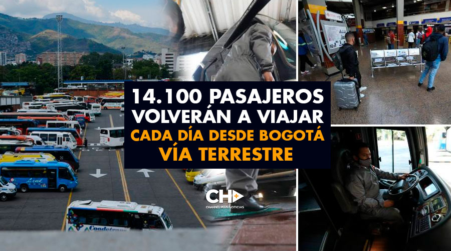 14.100 pasajeros volverán a viajar cada día desde Bogotá vía Terrestre