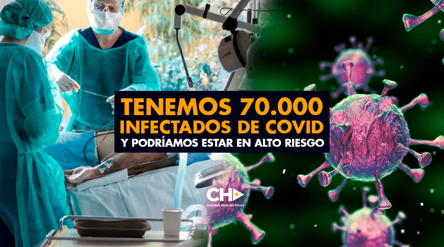 Tenemos 70.000 infectados de Covid y podríamos estar en Alto Riesgo