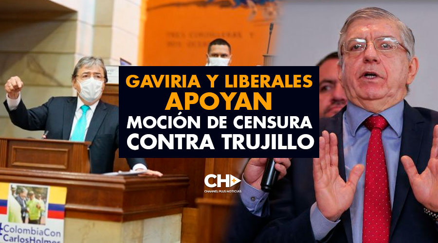 Gaviria y Liberales apoyan moción de censura contra Trujillo