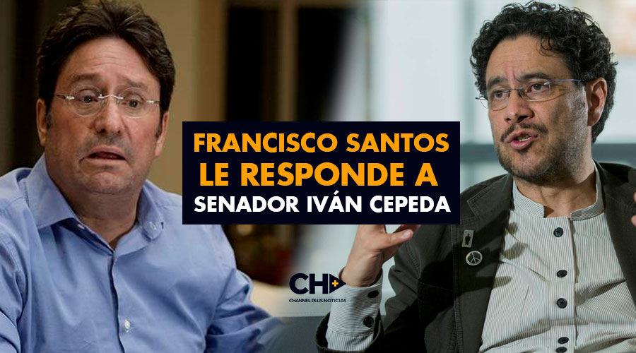 Francisco Santos le responde a senador Iván Cepeda