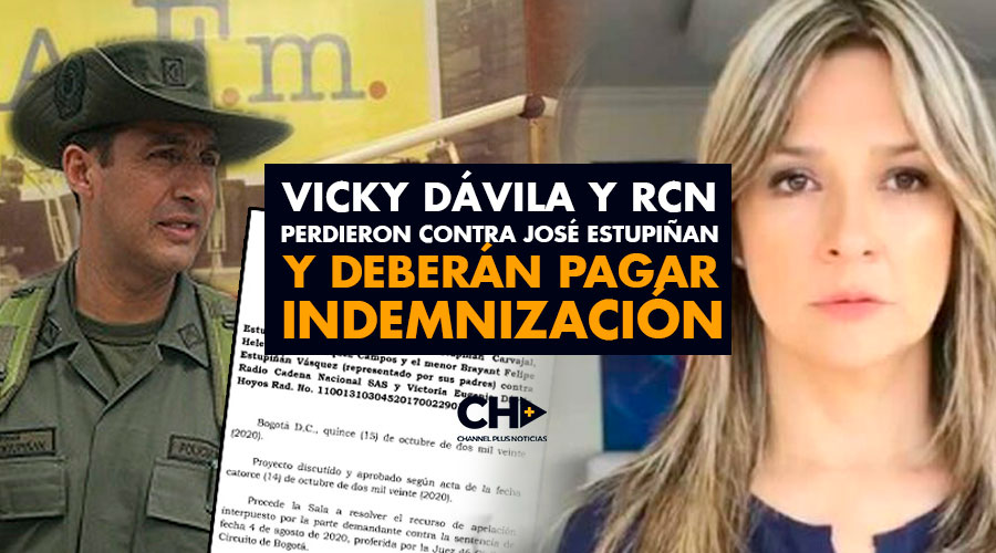 Vicky Dávila y RCN perdieron contra José Estupiñan y deberán pagar indemnización
