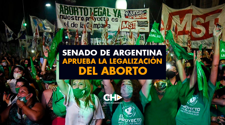 Senado de Argentina aprueba la legalización del aborto