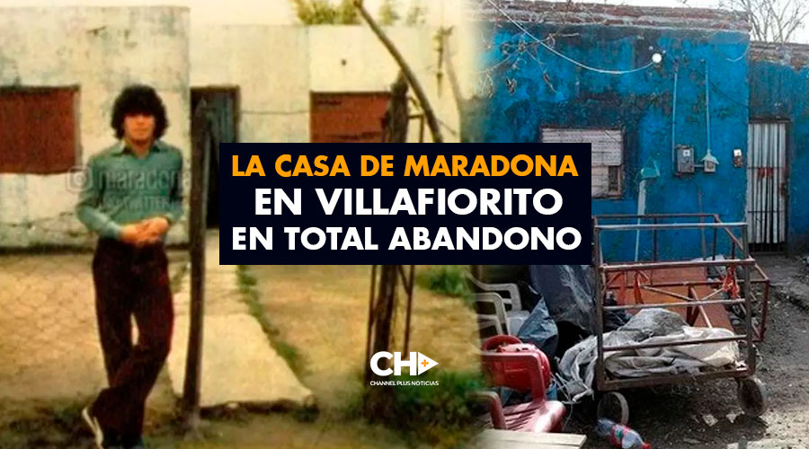 La casa de Maradona en Villafiorito en total abandono