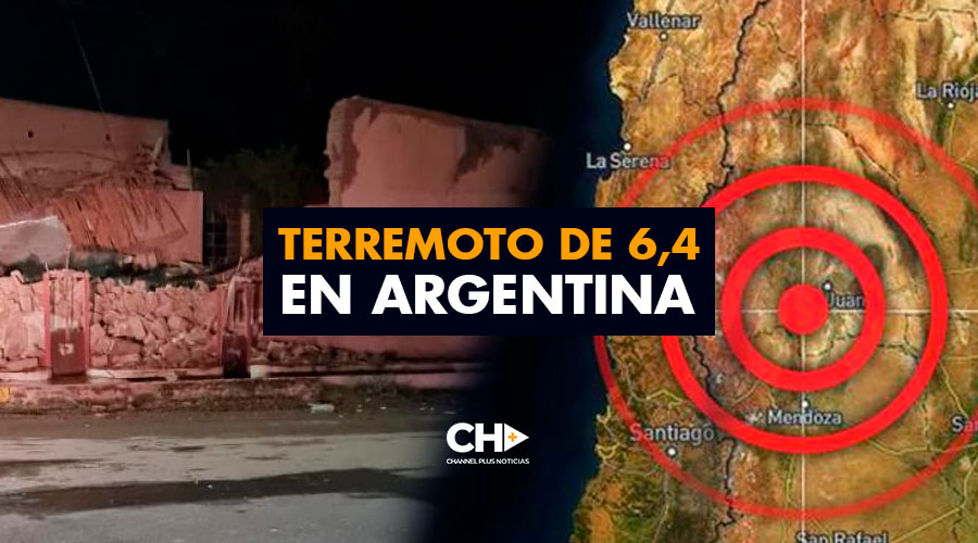 Terremoto de 6,4 en Argentina
