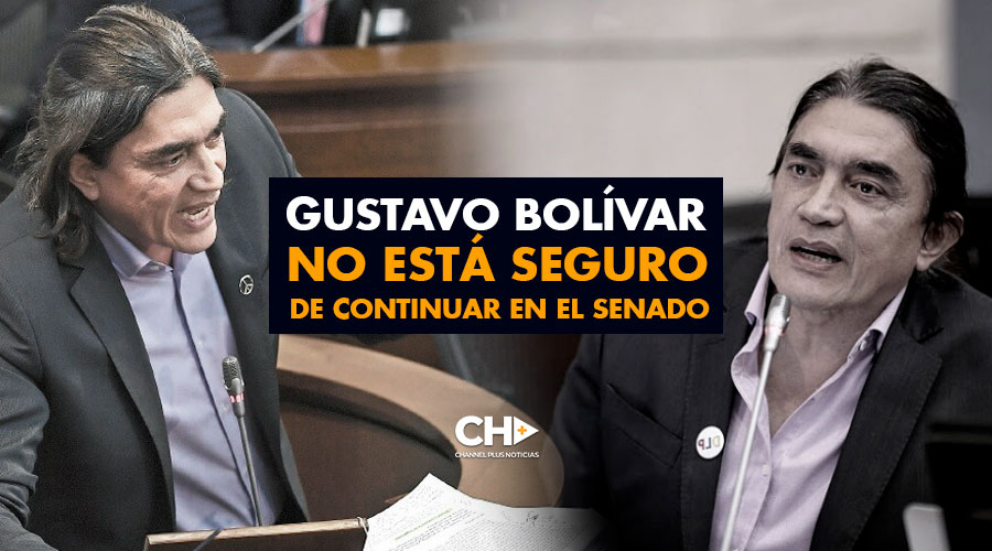 Gustavo Bolívar NO está seguro de continuar en el Senado