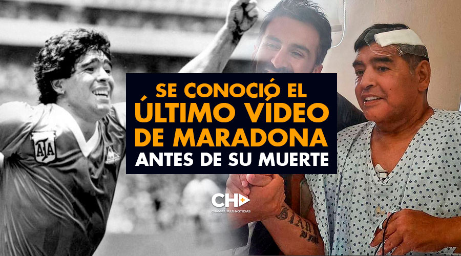 Se conoció el ÚLTIMO vídeo de Maradona antes de su muerte