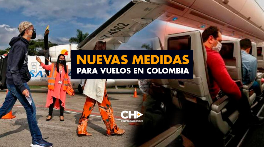Nuevas medidas para vuelos en Colombia
