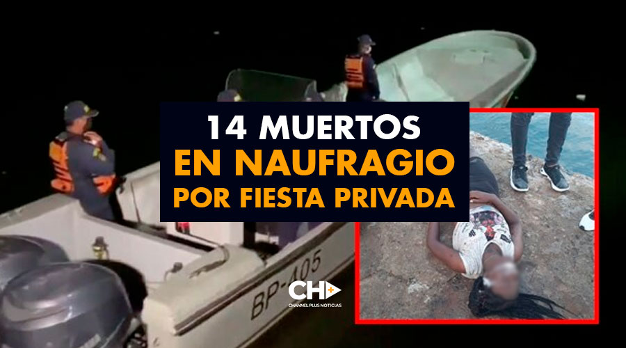 14 Muertos en naufragio en Tumaco por fiesta privada