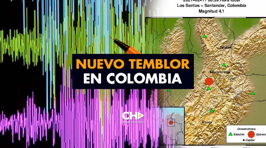 Nuevo TEMBLOR en Colombia