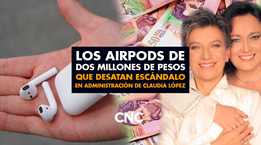 Los AirPods de DOS millones de pesos que desatan escándalo en administración de Claudia López