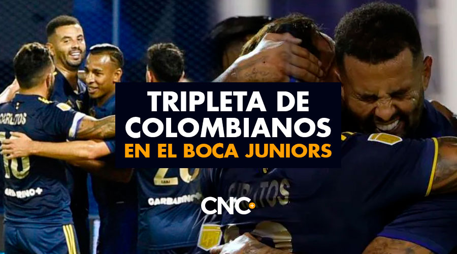 Tripleta de colombianos en el Boca Juniors