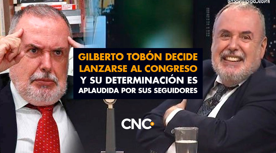 Gilberto Tobón decide lanzarse al Congreso y su determinación es aplaudida por sus seguidores