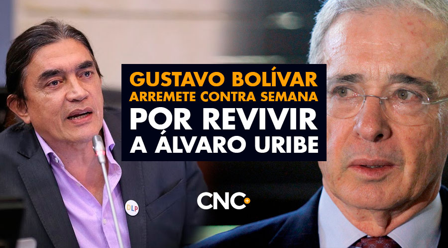 Gustavo Bolívar arremete contra Semana por revivir a Álvaro Uribe