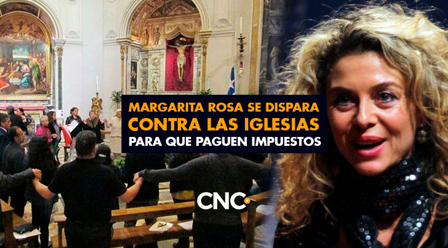 Margarita Rosa se dispara contra las iglesias para que paguen impuestos