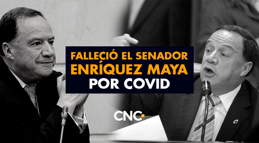 Falleció el senador conservador Enríquez Maya por covid