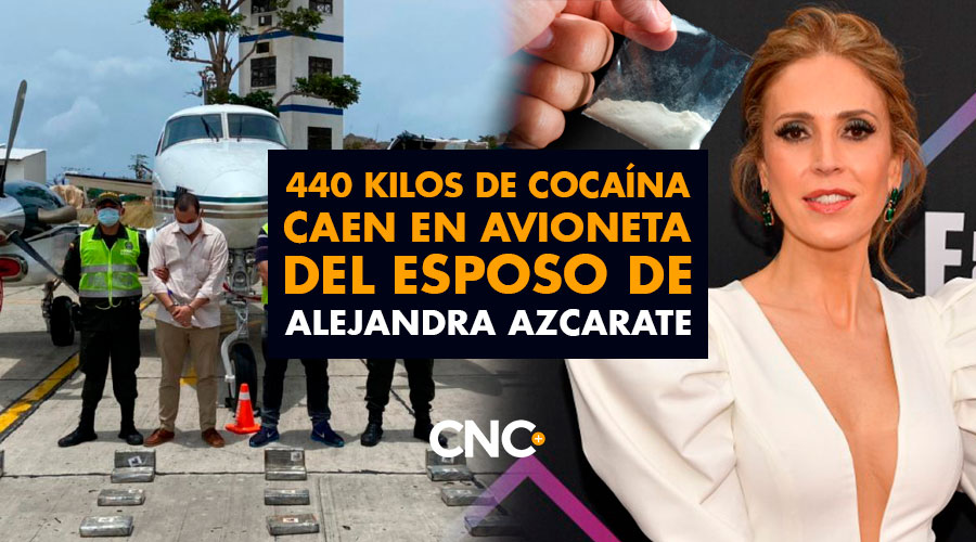 440 Kilos de Cocaína caen en Providencia en  avioneta del esposo de Alejandra Azcarate