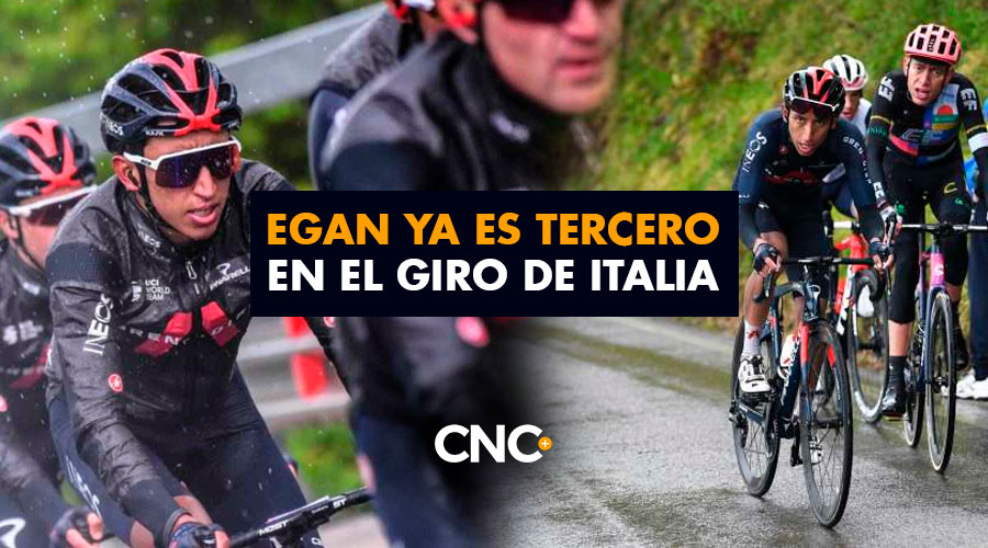 Egan ya es tercero en el Giro de Italia