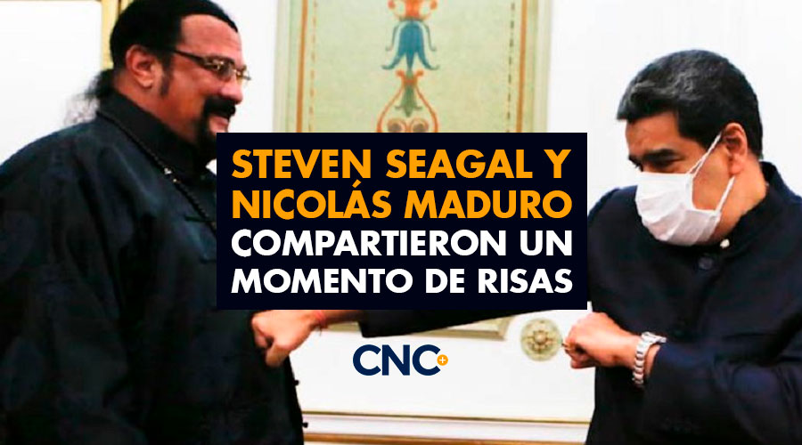 Steven Seagal Y Nicolás Maduro compartieron un momento de risas