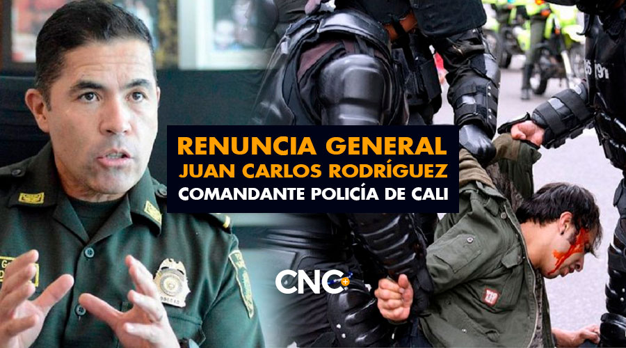 Renuncia General Juan Carlos Rodríguez Comandante Policía de Cali