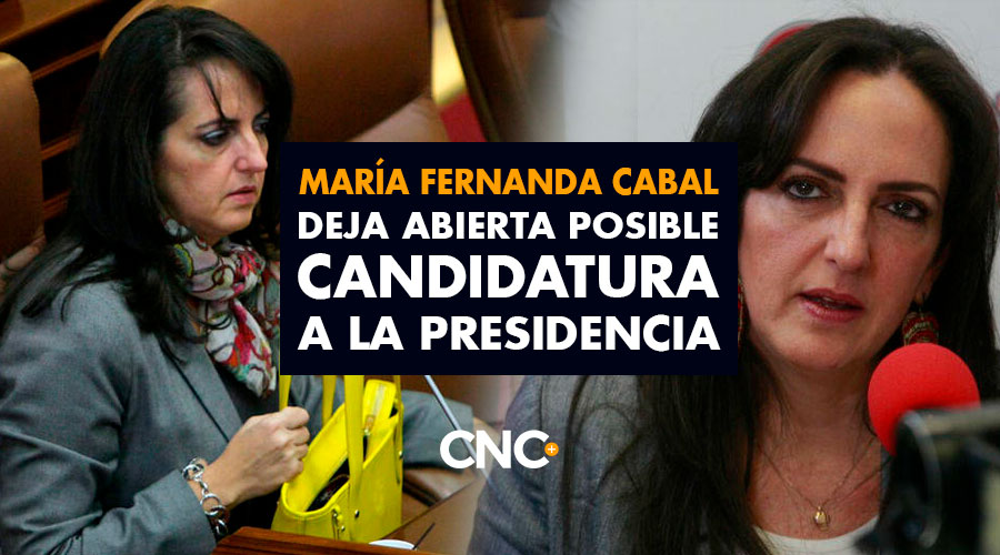 María Fernanda Cabal busca ser la más votada para el congreso y deja abierta posible candidatura a la presidencia