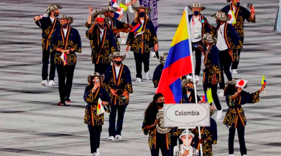 Colombia desfila en los Olímpicos de Japón