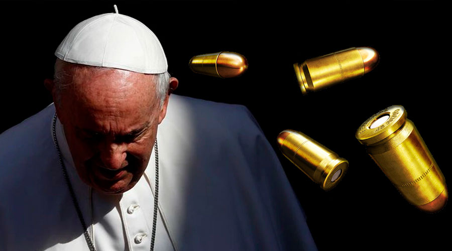 ¿Quién le enviaría 3 balas al papa francisco? ¿Y Por qué?