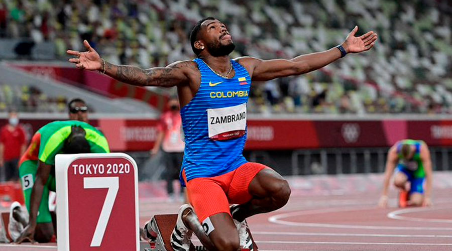 Anthony Zambrano ganó plata en los 400 m de los Juegos Olímpicos