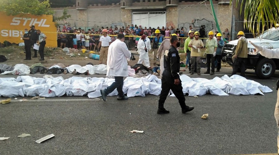 53 Inmigrantes mueren en trágico accidente en México