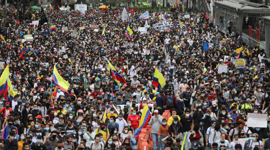 Bogotá y las Protestas del 28 en Homenaje al Paro Nacional
