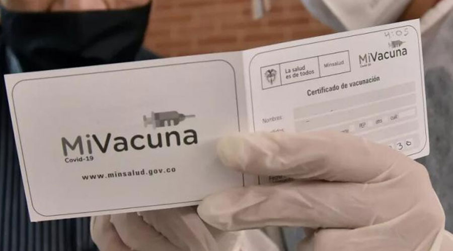 Carnets de Vacunación a $60.000 y $300.000 en el Sistema