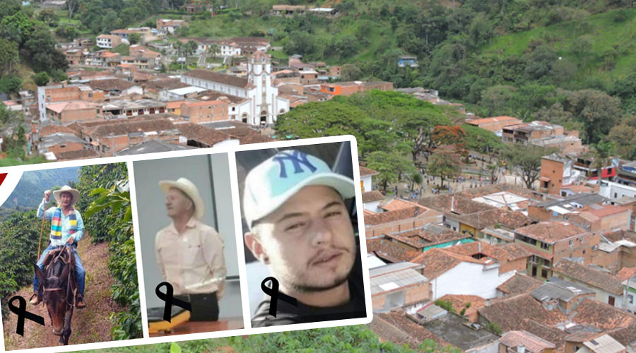 3 caficultores asesinados en SALGAR Antioquia