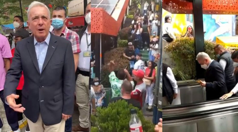 Otra vez Uribe es abucheado en la comuna 13 de Medellín