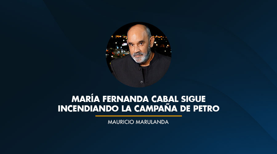 María Fernanda Cabal sigue INCENDIANDO la campaña de Petro
