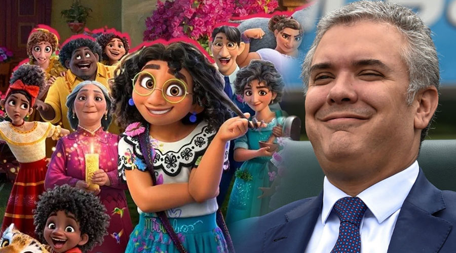Presidente Duque celebra el OSCAR de Disney como si fuera película Colombiana
