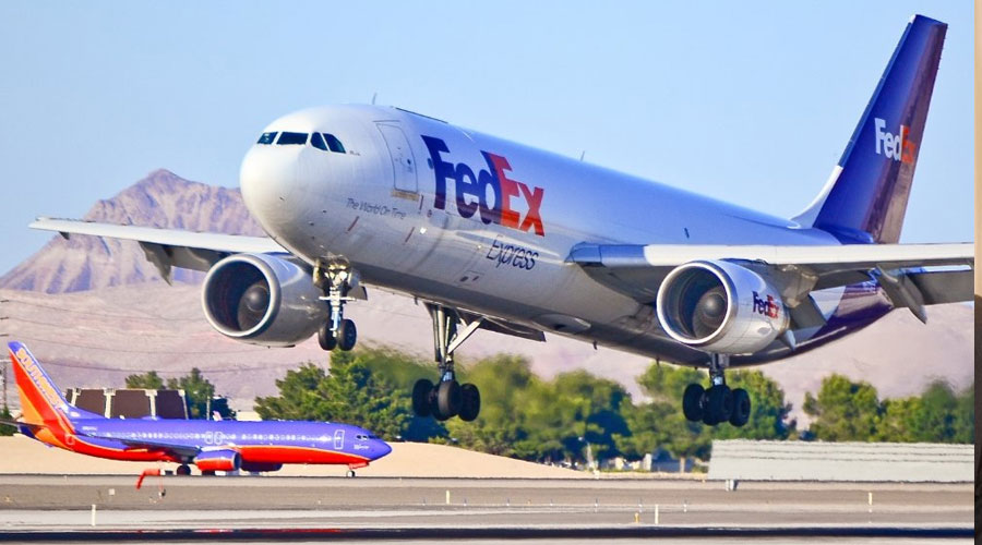 Avión de FEDEX en Problemas técnicos