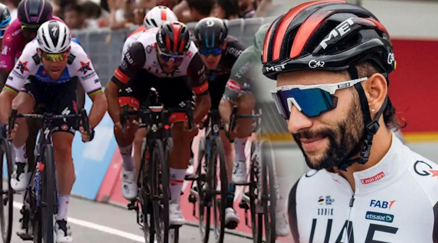 Fernando Gaviria golpeó la bicicleta, muy enojado por etapa 5 del Giro de Italia