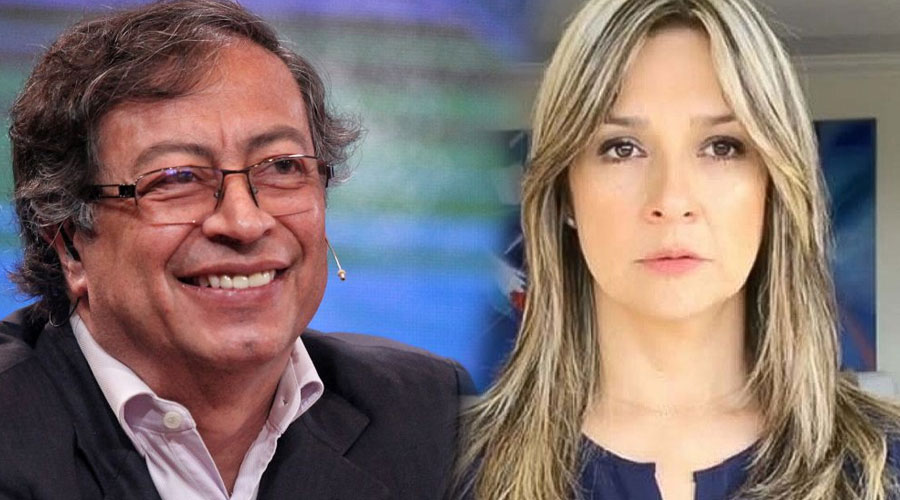 Vicky Dávila No Pudo Peinar a Petro que invitó a Uribe a tomarse un guaro con él