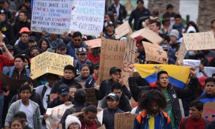 ECUADOR VIVE LAS PROTESTAS QUE TUVO COLOMBIA
