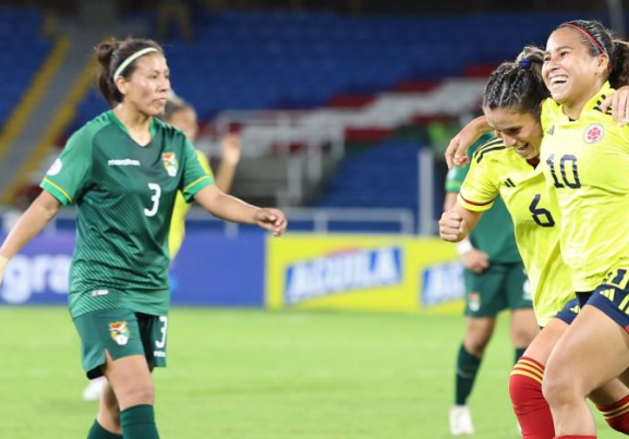 Selección Colombia femenina goleó a Bolivia