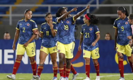 Selección Colombia femenina gana y gusta. Son líderes del grupo A