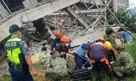 Mueren 5 personas por terremoto en Filipinas