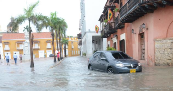 Las lluvias no cesan. Más de 100 mil afectados en Cartagena