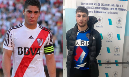 De las canchas a la cárcel. Exjugador de River Plate fue detenido por robo a mano armada