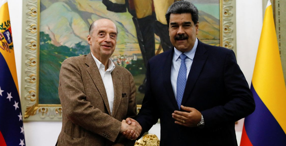 Canciller colombiano Álvaro Leyva se reunió con Maduro
