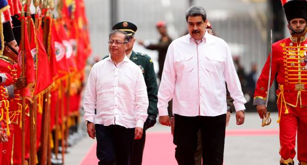 Gustavo Petro y Nicolás Maduro: así fue su encuentro