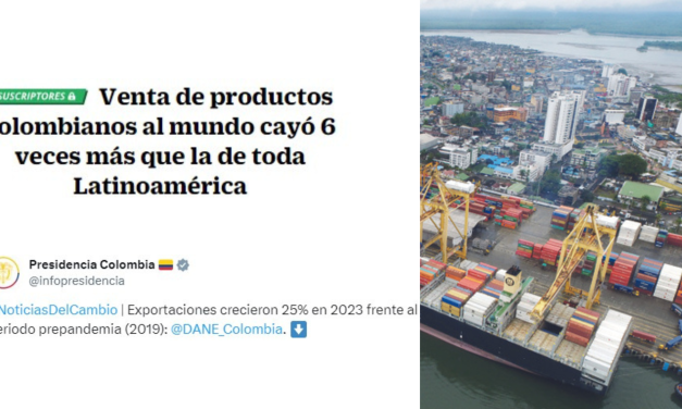 <strong>EL TIEMPO: caen exportaciones. PRESIDENCIA: crecen exportaciones. ¿A quién creerle?</strong>