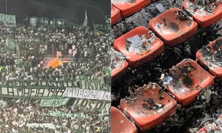<strong>Vuelve y juega: Atlético Nacional pierde y las sillas del estadio pagan el pato</strong>