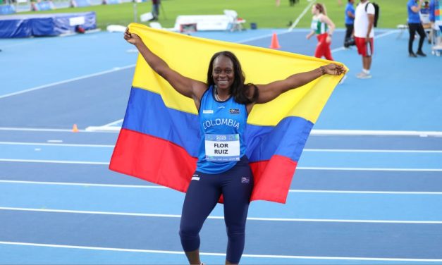<strong>Flor Denis Ruiz, promesa colombiana para los Olímpicos de París en lanzamiento de jabalina</strong>